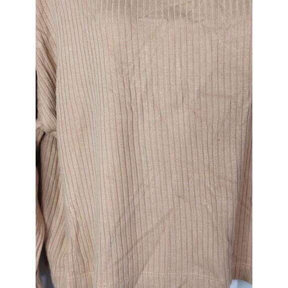 Rachel Pally Womens Tan Ribbed‎ Modal Top Loose Oversized Size M - Picture 3 of 8